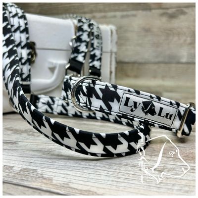 Vollstoff Halsband & Vollumantelte Leine