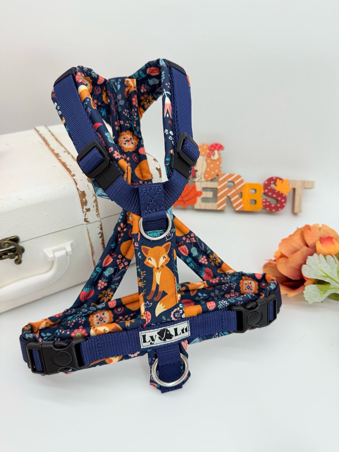 Hundegeschirr Basic Gr. S+ Fuchs Blau