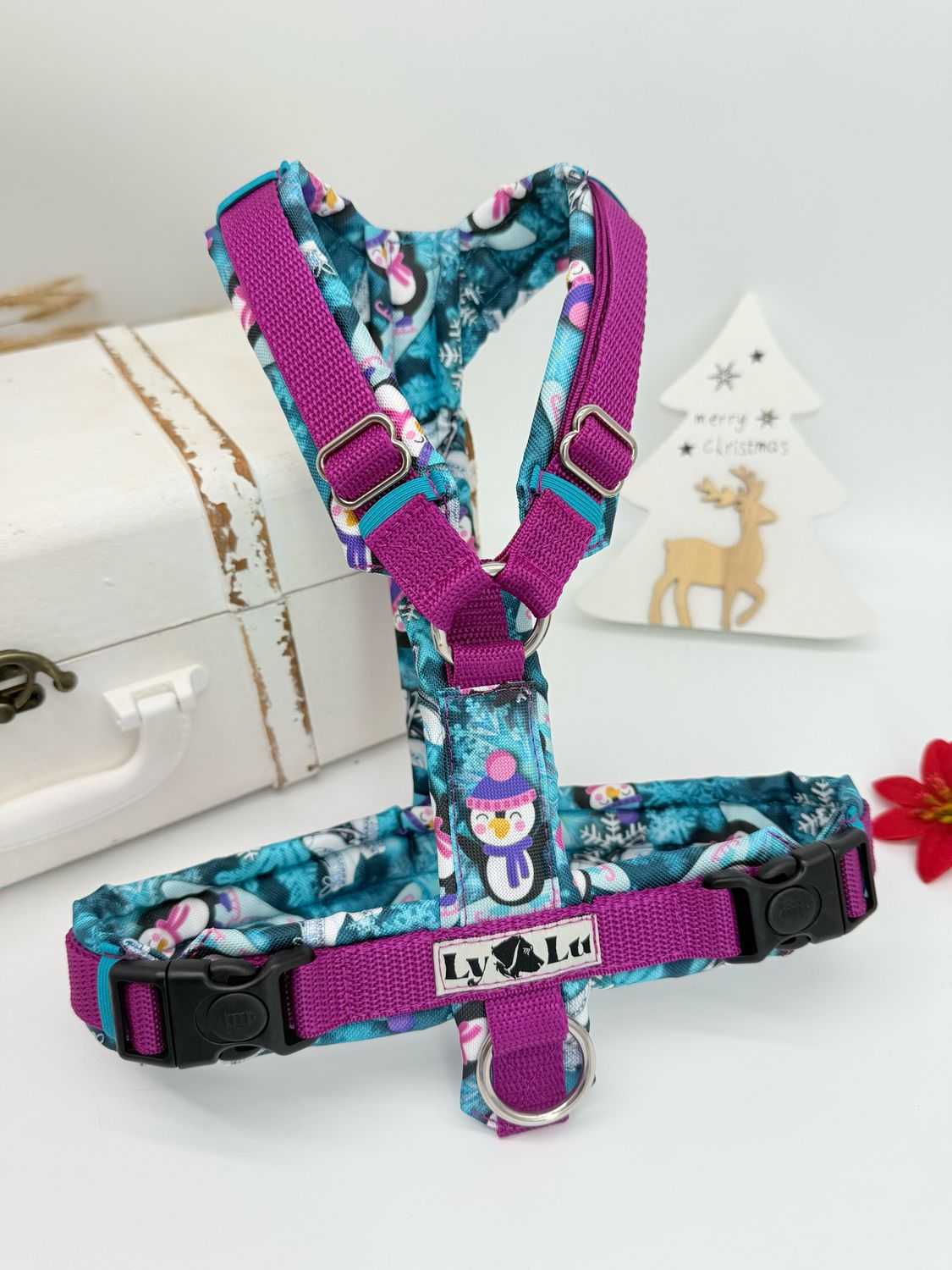 Hundegeschirr Basic Gr. S Pinguine Hundegeschirr Basic Gr. S Pinguine