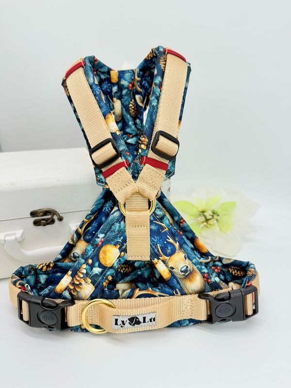 Hundegeschirre Basic X Gr. M Sahara / Edler Hirsch