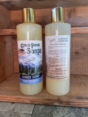 Green Forest Soaps & Salves Lavender Soap is sensitive to your skin and works well to remove dirt and grease.

