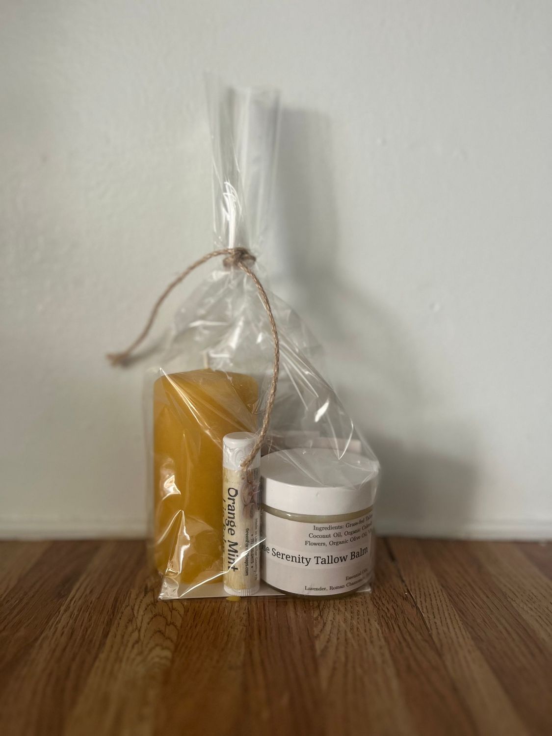 Candle, Lip Balm and Tallow Balm