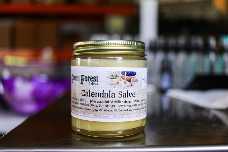 Use this salve to help alleviate pain associated with skin irritations, wounds, sprains, pulled muscles, boils, stings & more