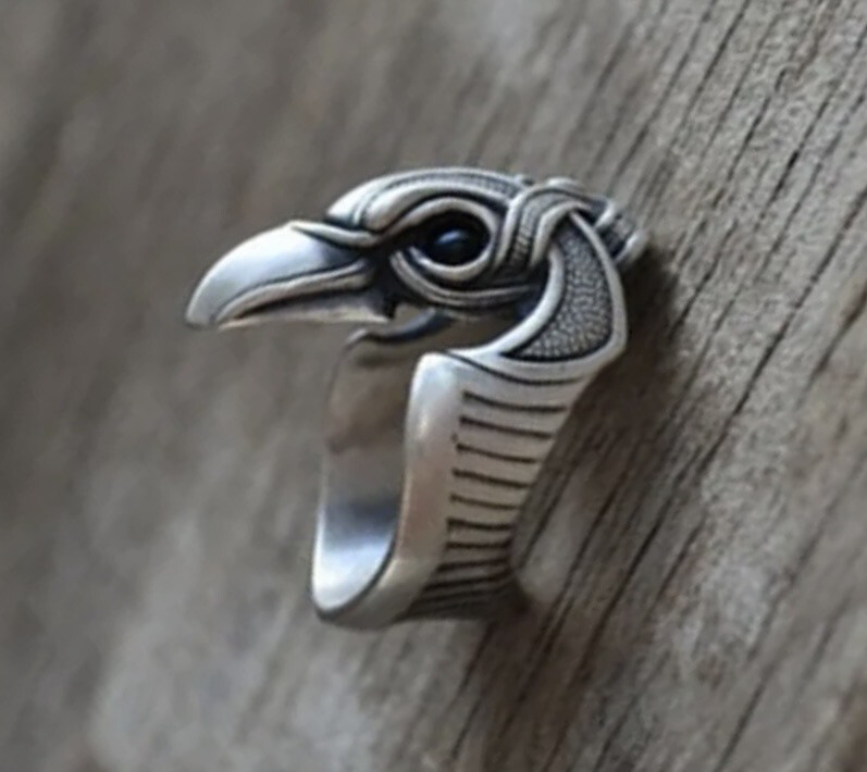 Viking Raven Ring