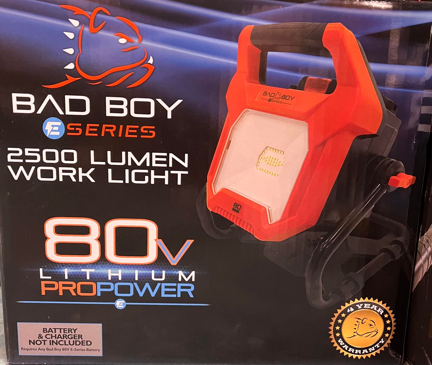 BAD BOY WORK LIGHT - BATTERY