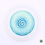 Discmania Active Premium Rockstar Limited Edition Eternal Wave Stamp, Manufacturer Weight Range: 165-176 Grams, Color: Clear/White, Serial Number: 0000-0050