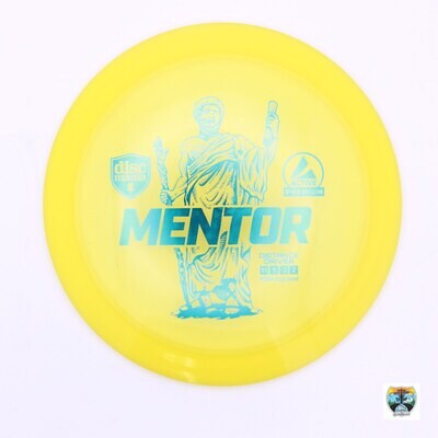 Discmania Active Premium Mentor, Manufacturer Weight Range: 165-176 Grams, Color: Yellow, Serial Number: 0003-0050