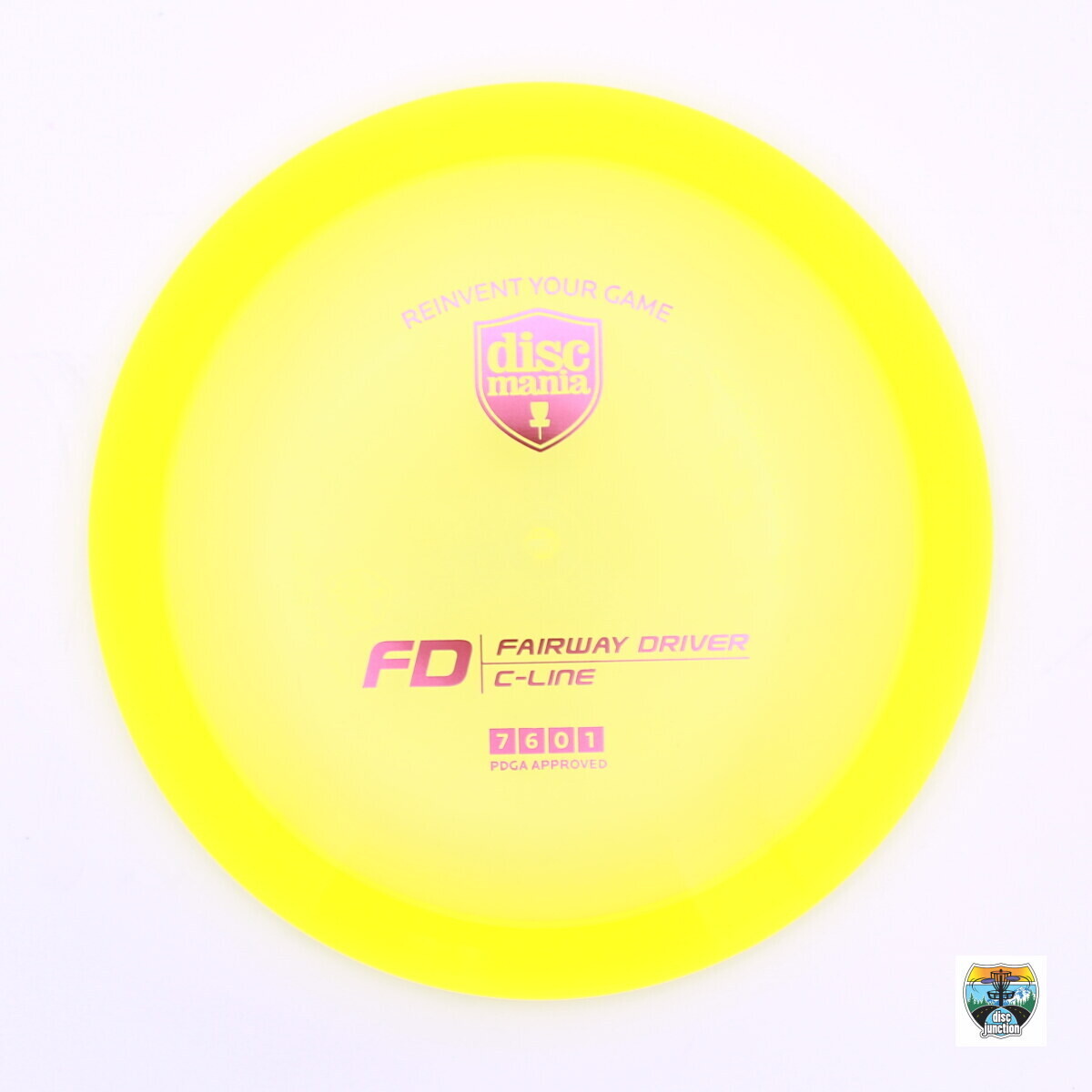 Discmania C-Line FD, Manufacturer Weight Range: 173-175 Grams, Color: Yellow, Serial Number: 0003-0276