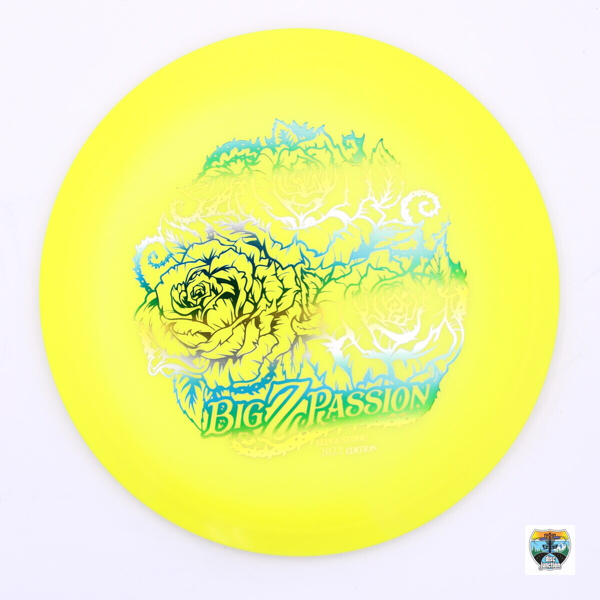 Discraft Big Z Passion Ledgestone Edition 2022, Manufacturer Weight Range: 175-176 Grams, Color: Yellow, Serial Number: 0007-0036