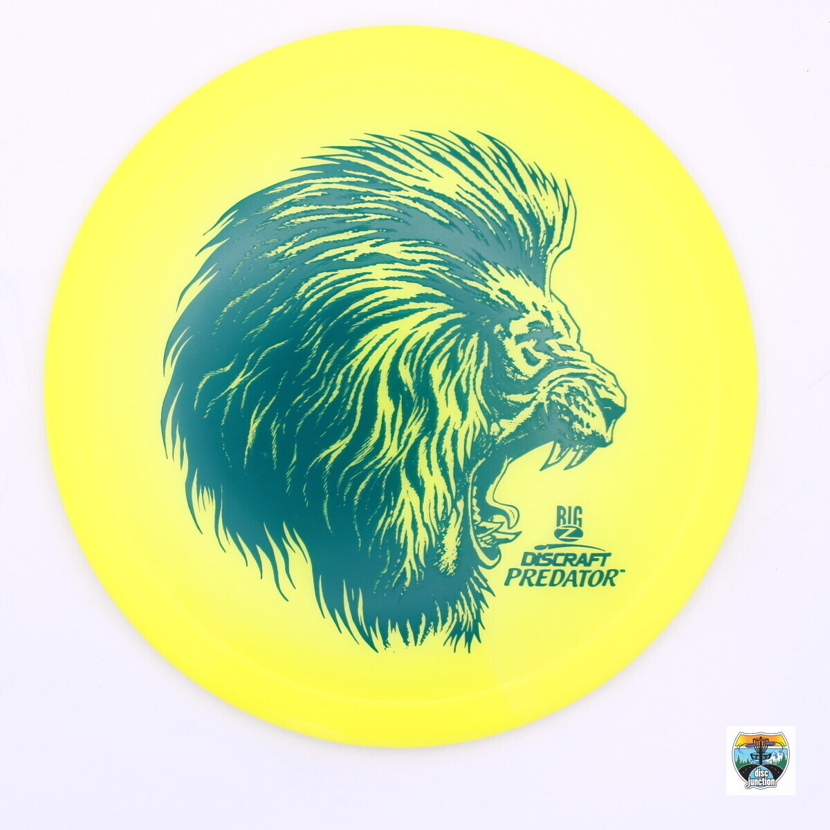 Discraft Big Z Predator, Manufacturer Weight Range: 170-172 Grams, Color: Yellow, Serial Number: 0001-1013