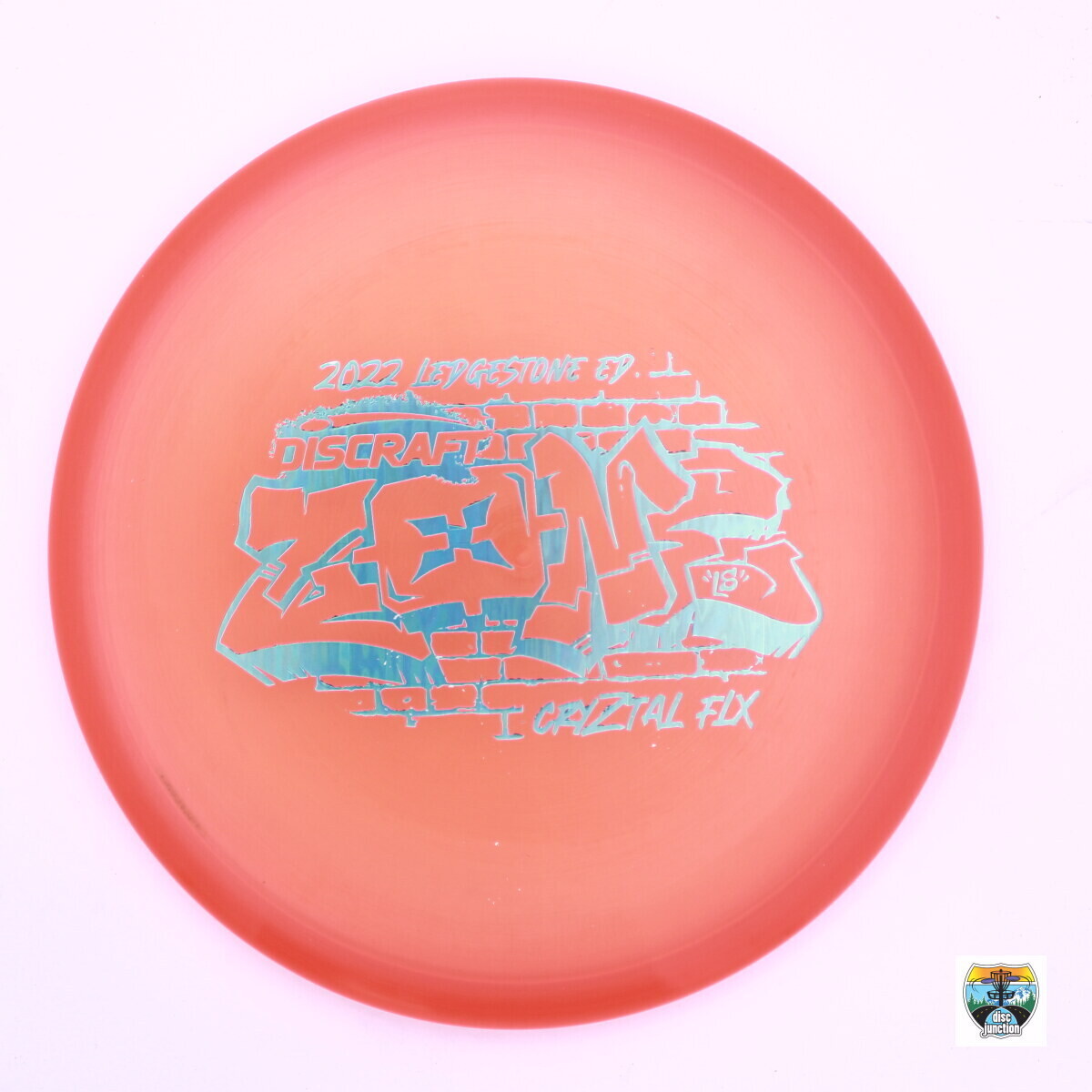 Discraft CryZtal FLX Zone Ledgestone Edition 2022 Graffiti, Manufacturer Weight Range: 173-174 Grams, Color: Orange, Serial Number: 0007-0258