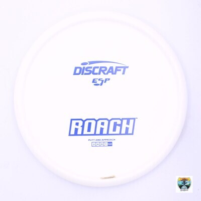 Discraft ESP Roach Bottom Stamp, Manufacturer Weight Range: 173-174 Grams, Color: White, Serial Number: 0055-0056