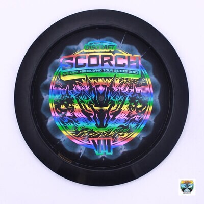 Discraft ESP Swirl Scorch 2023 Tour Series Valerie Mandujano Bottom Stamp