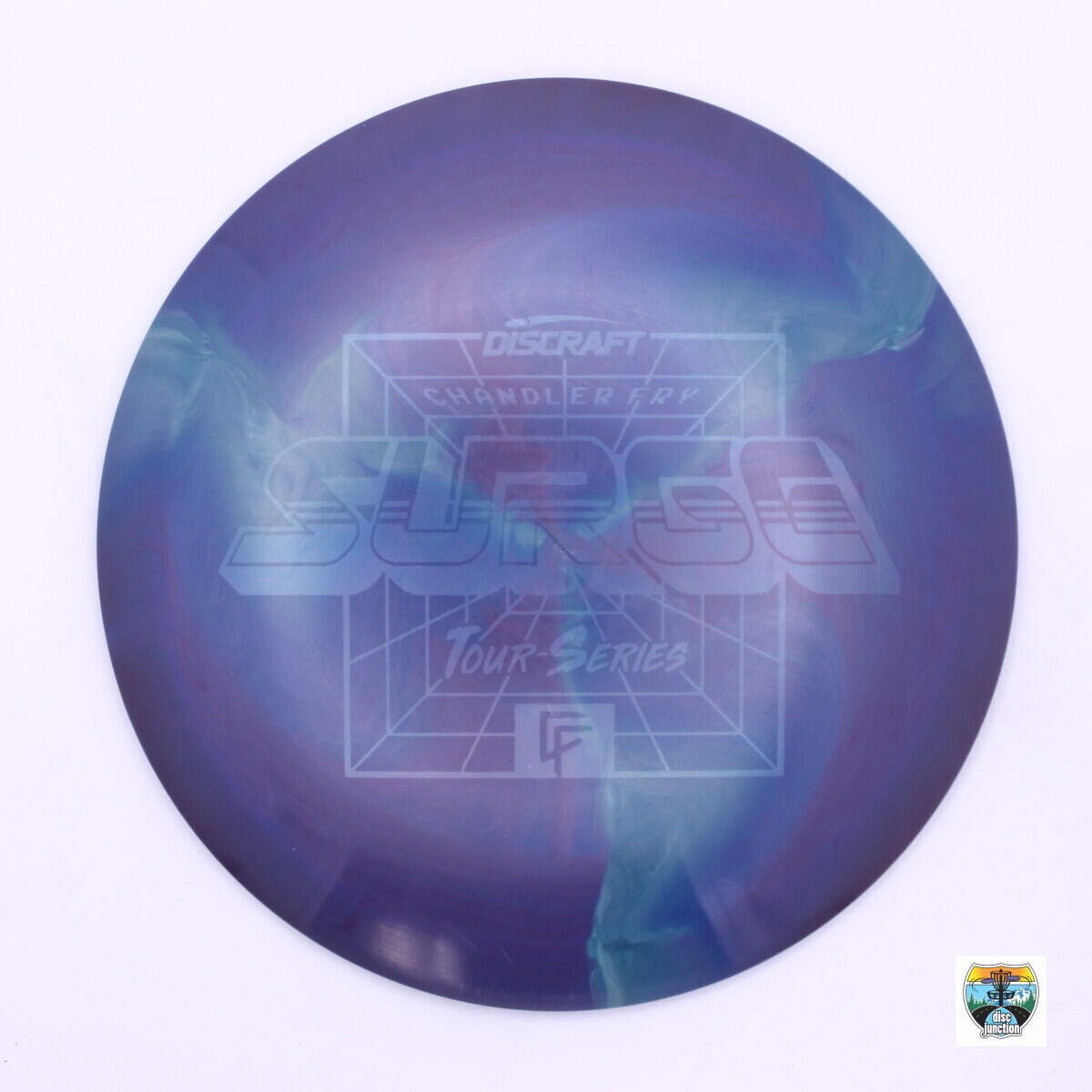Discraft ESP Swirl Surge 2022 Tour Series Chandler Fry, Manufacturer Weight Range: 173-174 Grams, Color: Purple, Serial Number: 0001-1213