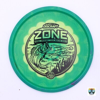Discraft ESP Swirl Zone 2023 Tour Series Adam Hammes Bottom Stamp