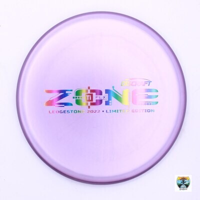 Discraft Titanium FLX Zone Ledgestone Edition 2022, Manufacturer Weight Range: 173-174 Grams, Color: Purple, Serial Number: 0007-0478