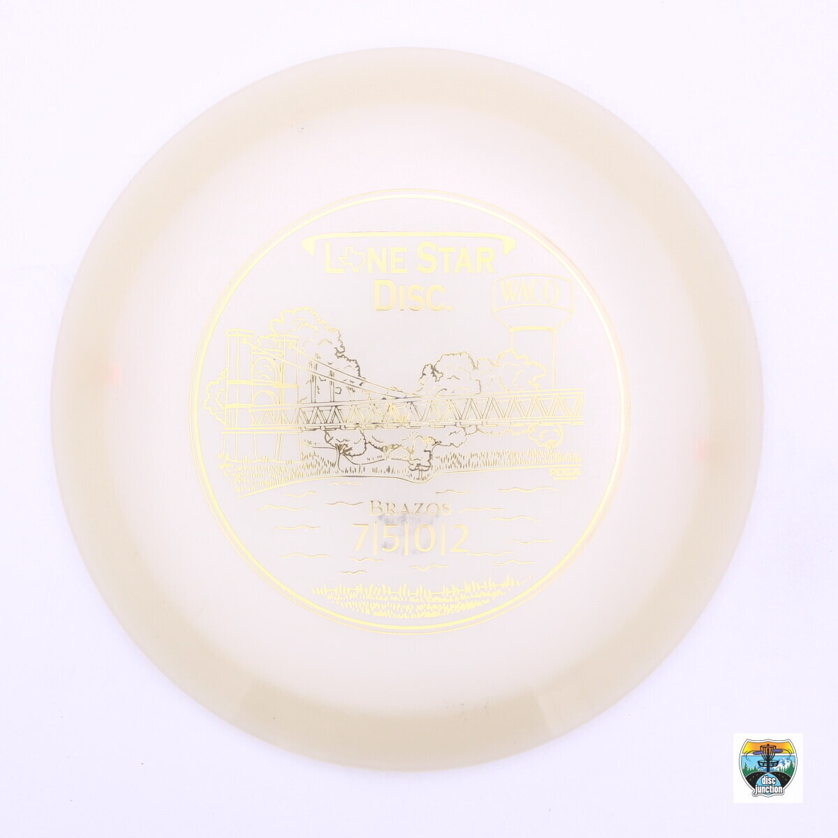 Lone Star Disc Bravo Glow Brazos, Manufacturer Weight Range: 170-172 Grams, Color: Glow, Serial Number: 0094-0047