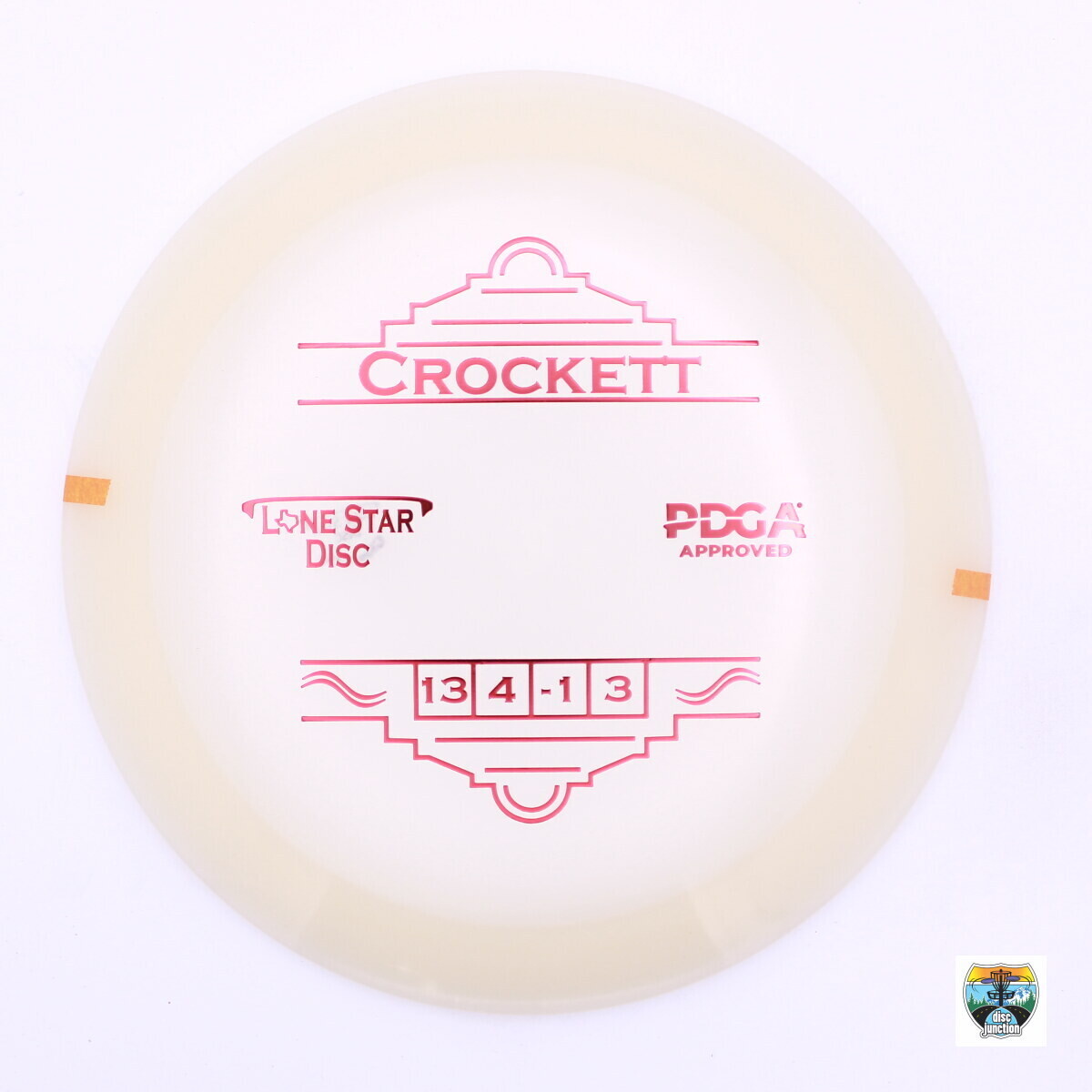 Lone Star Disc Bravo Glow Crockett, Manufacturer Weight Range: 173-176 Grams, Color: Glow, Serial Number: 0094-0055