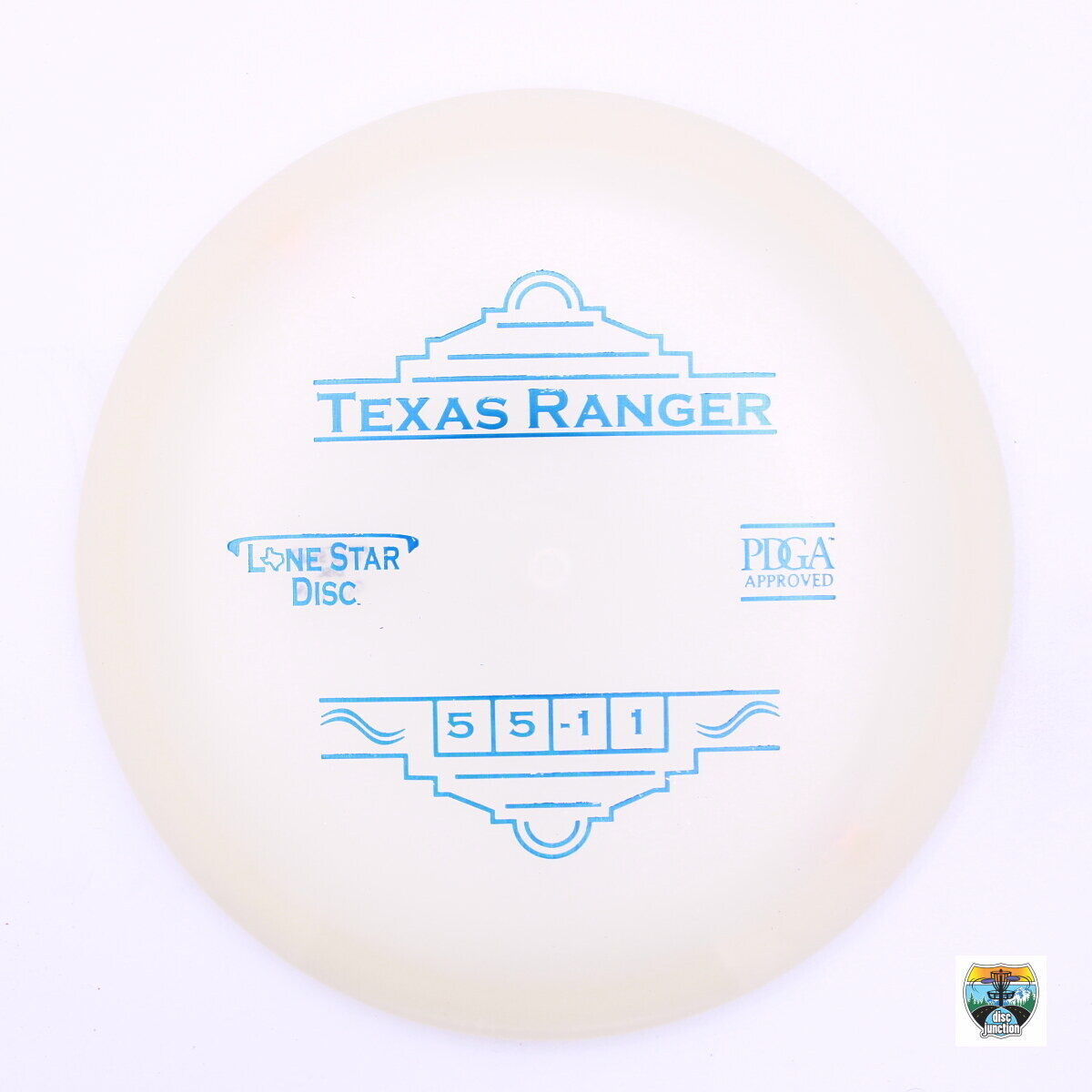Lone Star Disc Bravo Glow Texas Ranger, Manufacturer Weight Range: 173-176 Grams, Color: Glow, Serial Number: 0094-0081