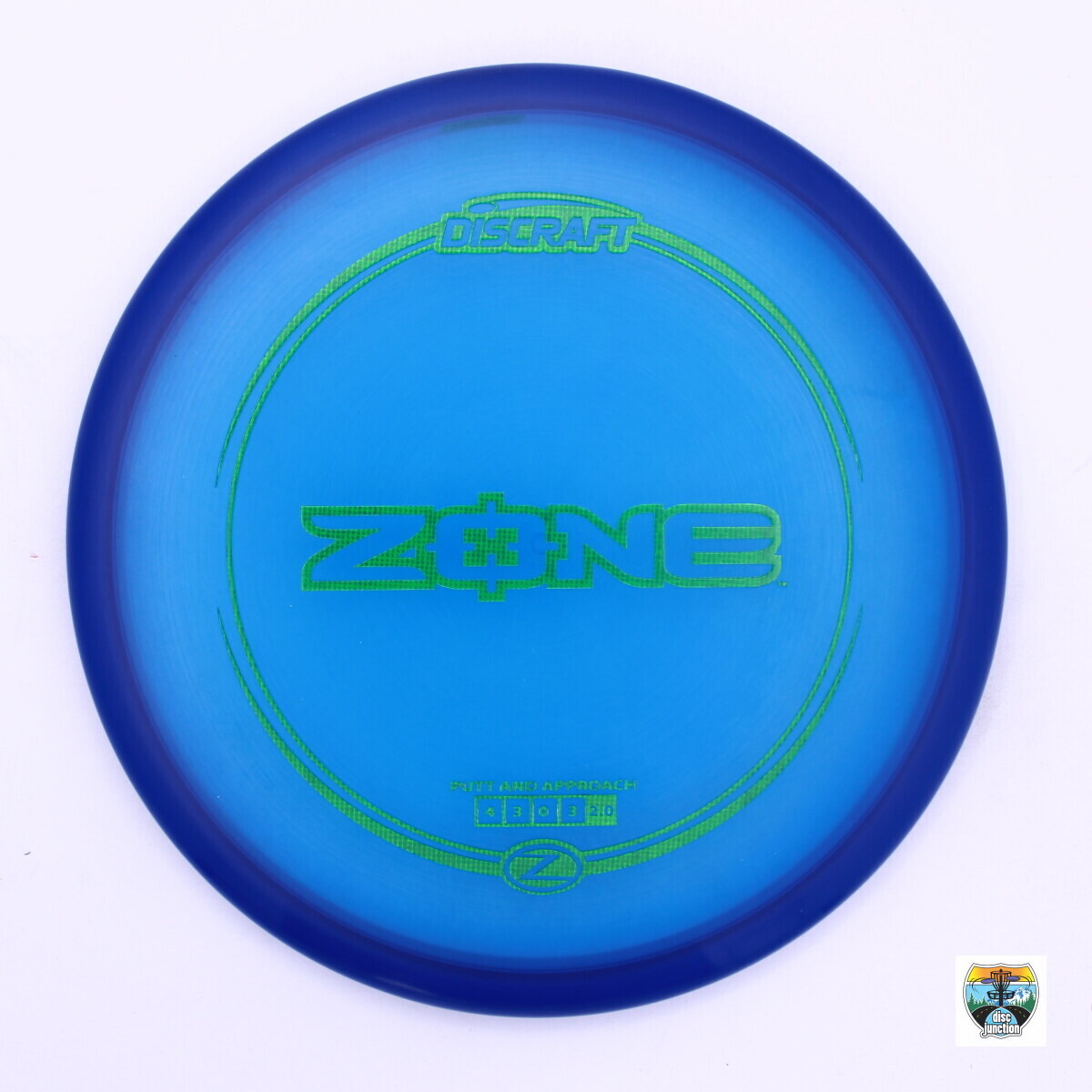 Discraft Z Line Zone, Manufacturer Weight Range: 170-172 Grams, Color: Blue, Serial Number: 0001-0441