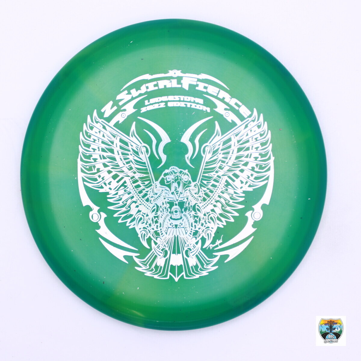 Discraft Z Swirl Fierce Ledgestone 2022 Tour Series, Manufacturer Weight Range: 173-174 Grams, Color: Turquoise, Serial Number: 0007-0230