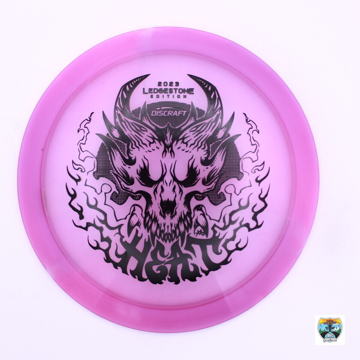 Discraft Z Swirl Heat Ledgestone Edition 2023, Manufacturer Weight Range: 173-174 Grams, Color: Purple, Serial Number: 0007-0222