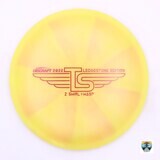 Discraft Z Swirl Wasp Ledgestone Edition 2022, Manufacturer Weight Range: 177+ Grams, Color: Yellow, Serial Number: 0007-0546