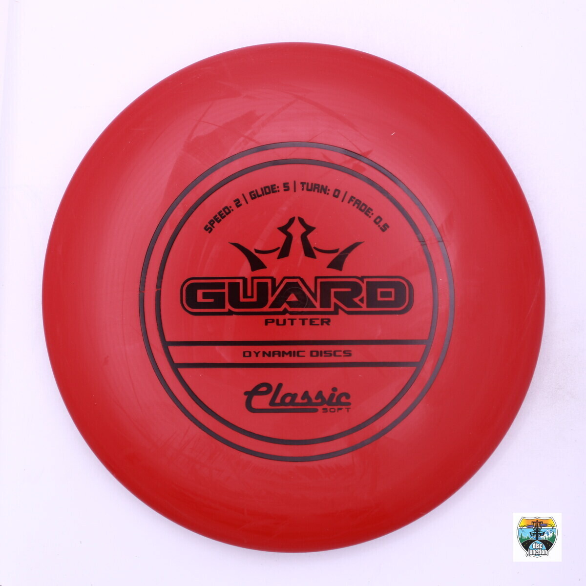 Dynamic Discs Classic Soft Guard, Manufacturer Weight Range: 173-176 Grams, Color: Red, Serial Number: 0002-0231