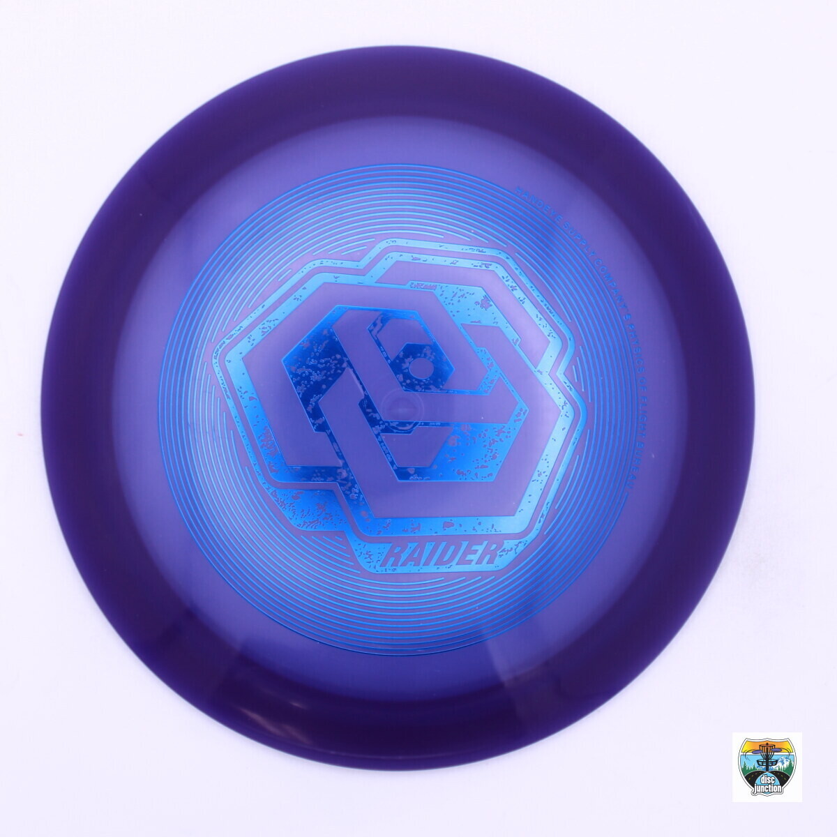 Dynamic Discs Lucid Raider Handeye Physics of Flight Bureau Stamp, Manufacturer Weight Range: 170-172 Grams, Color: Purple, Serial Number: 0000-0023
