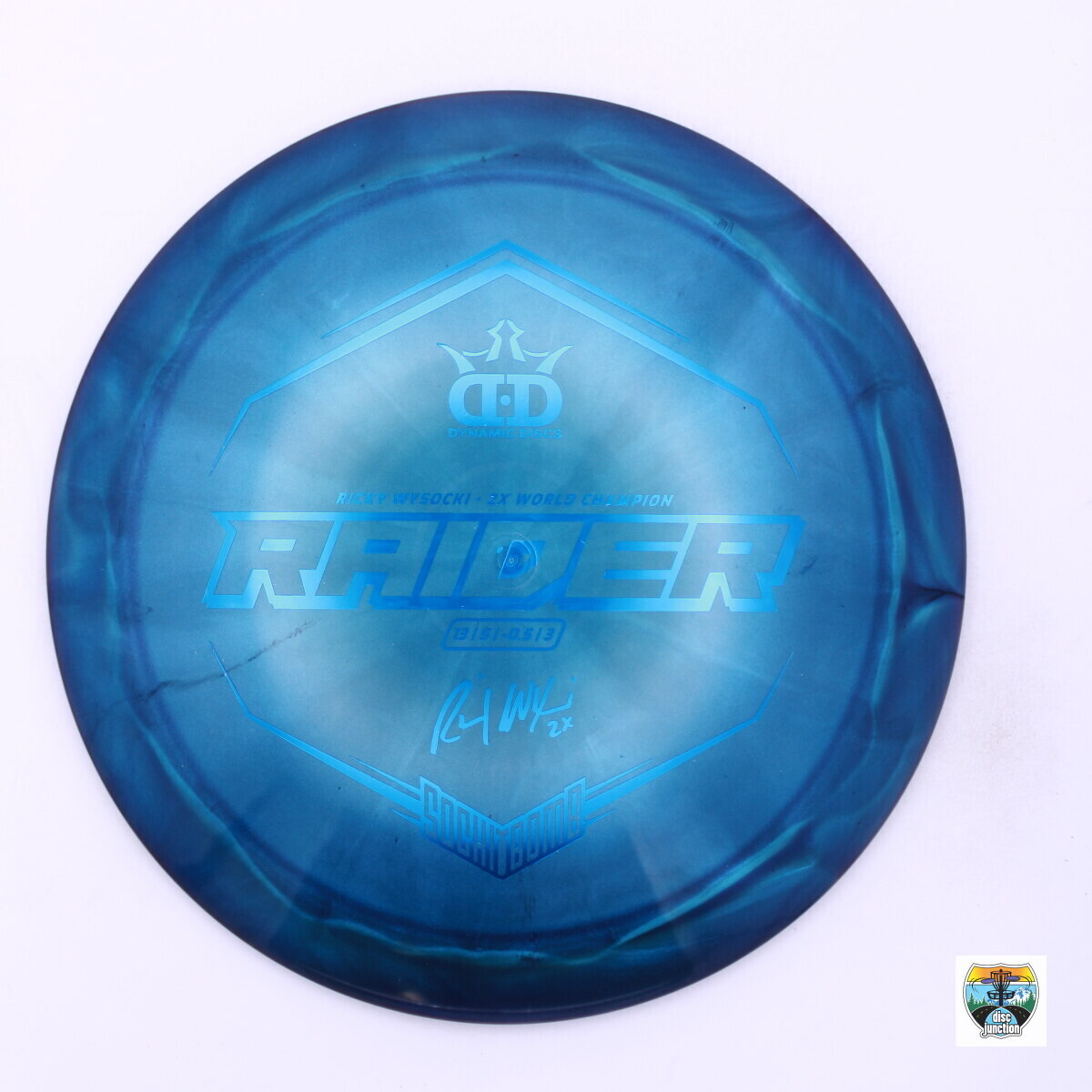 Dynamic Discs Lucid-X Chameleon Raider Ricky Wysocki 2x Sockibomb, Manufacturer Weight Range: 173-176 Grams, Color: Purple, Serial Number: 0002-0745