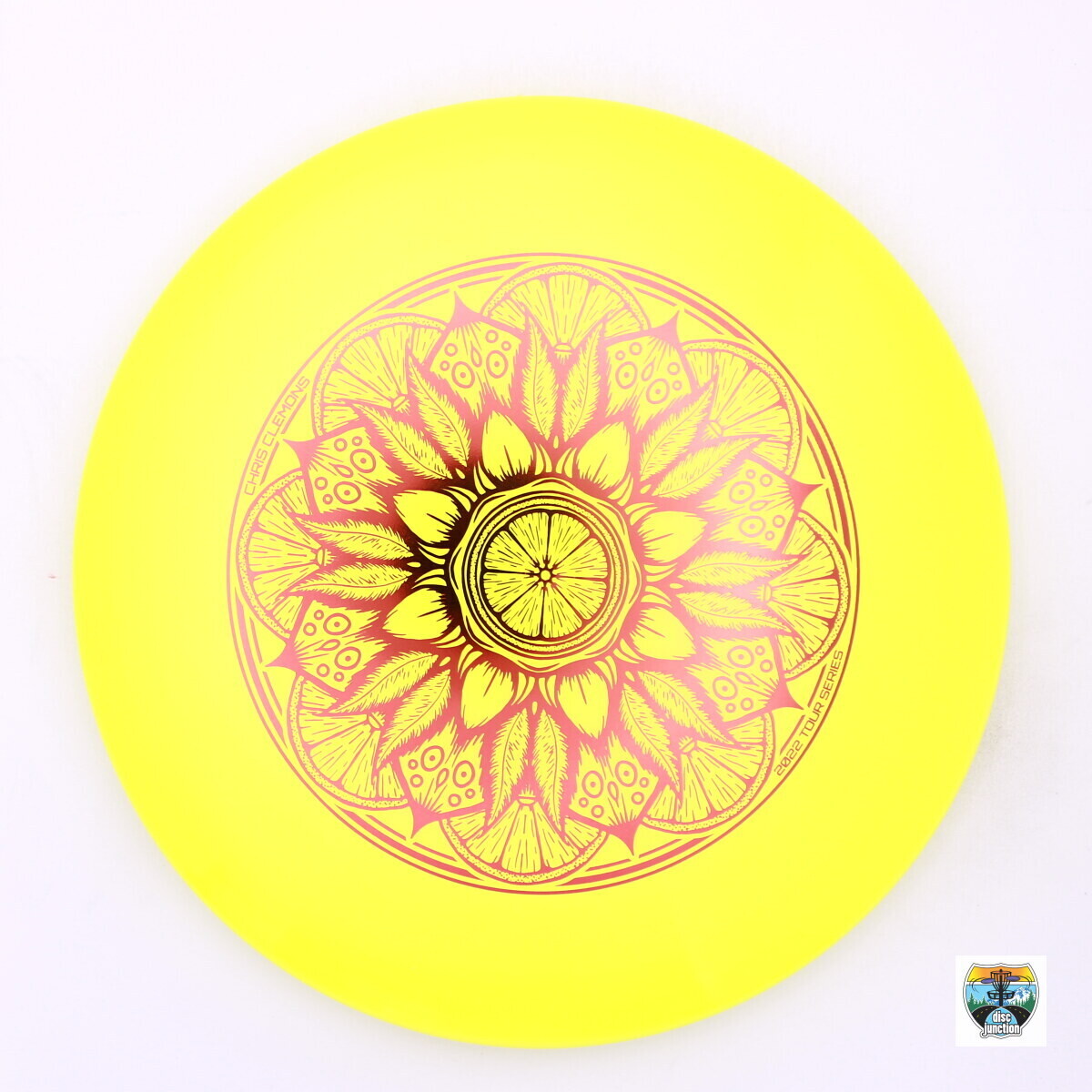 Dynamic Discs Lucid-X Culprit 2022 Team Series Chris Clemons, Manufacturer Weight Range: 173-176 Grams, Color: Yellow, Serial Number: 0002-0006