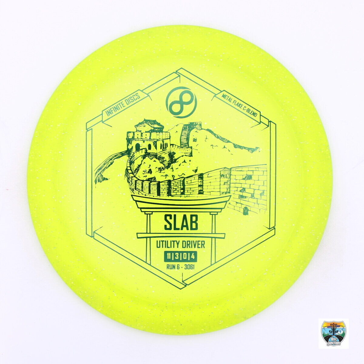 Infinite Discs Metal Flake C-Blend Slab