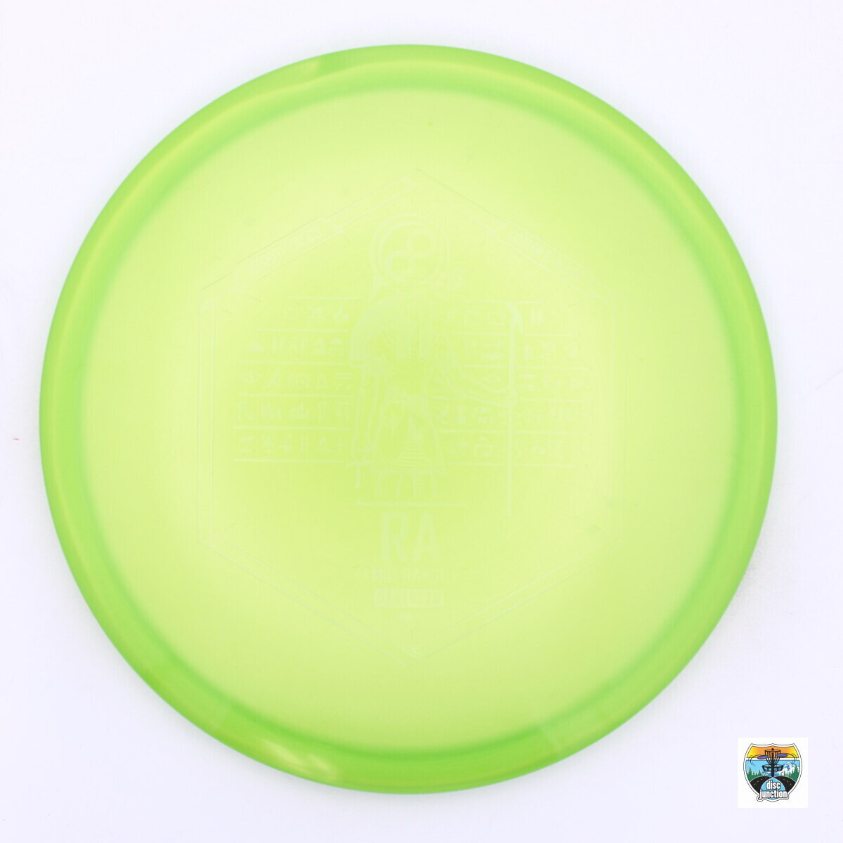 Infinite Discs Luster C-Blend Ra, Manufacturer Weight Range: 177+ Grams, Color: Green, Serial Number: 0029-0114