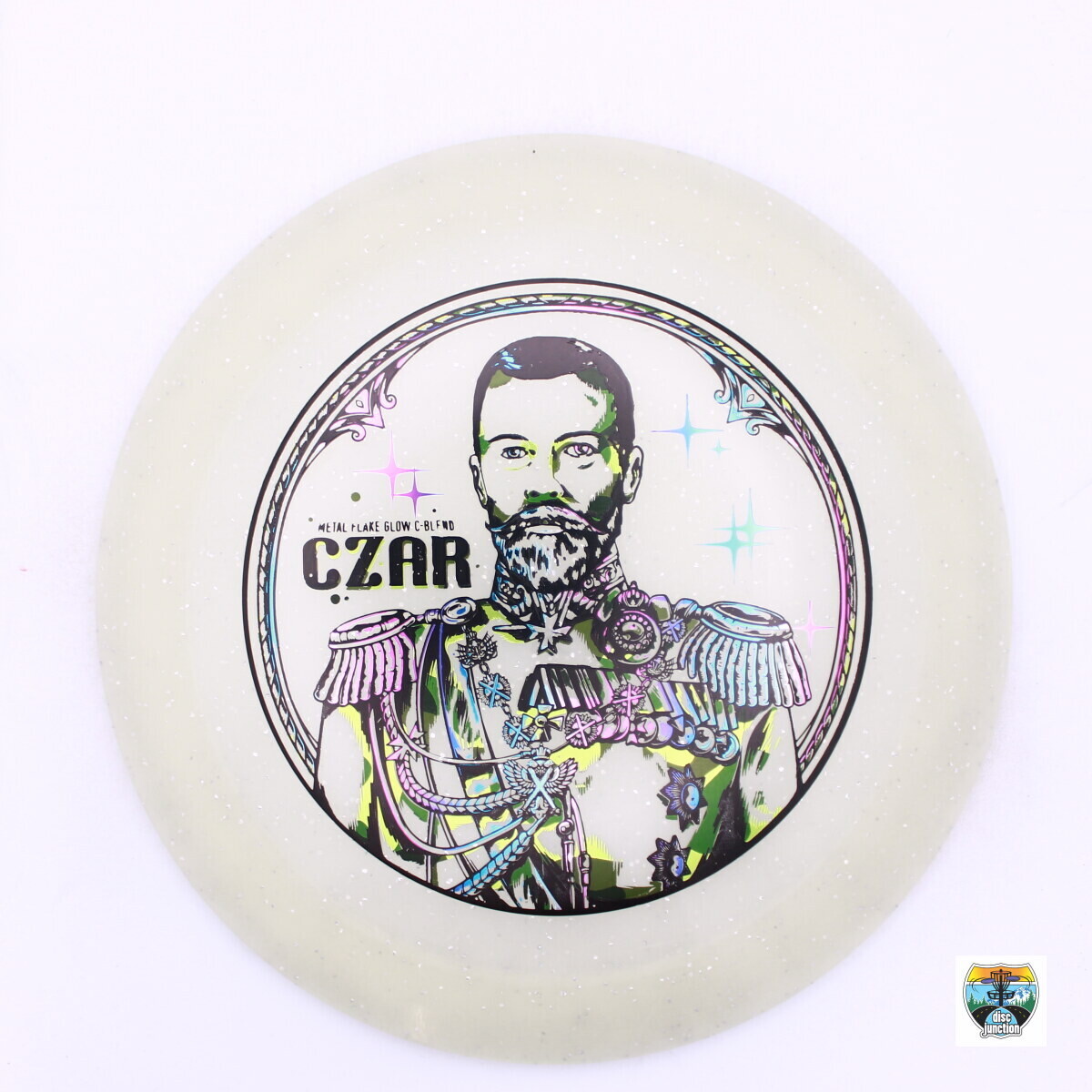 Infinite Discs Metal Flake C-Blend Glow Czar, Manufacturer Weight Range: 173-176 Grams, Color: Glow, Serial Number: 0029-0121