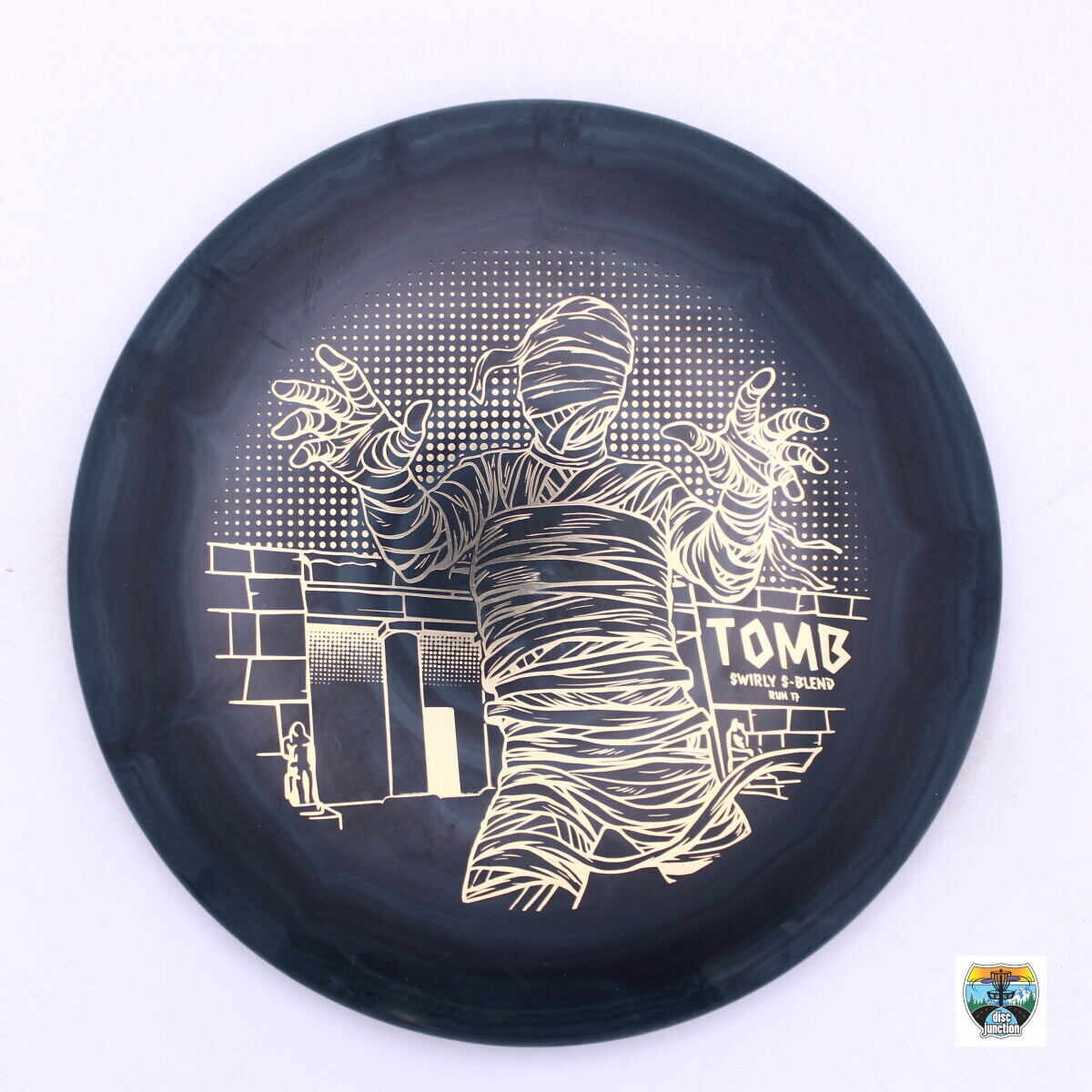 Infinite Discs Swirly S-Blend Tomb, Manufacturer Weight Range: 173-176 Grams, Color: Black, Serial Number: 0029-0167