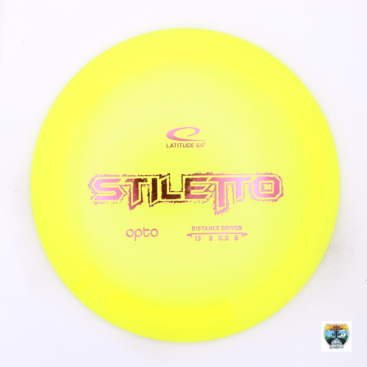 Latitude 64° Opto Stiletto, Manufacturer Weight Range: 173-176 Grams, Color: Yellow, Serial Number: 0021-0075