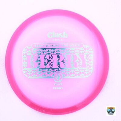 Clash Discs Sunny Berry Tour Series Scott Withers, Manufacturer Weight Range: 173-176 Grams, Color: Pink, Serial Number: 0110-0009