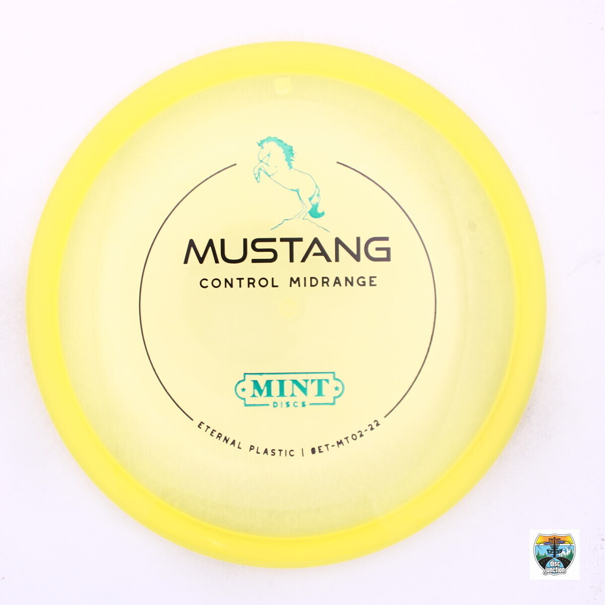 Mint Discs Eternal Mustang, Manufacturer Weight Range: 176-177 Grams, Color: Yellow, Serial Number: 0004-0053