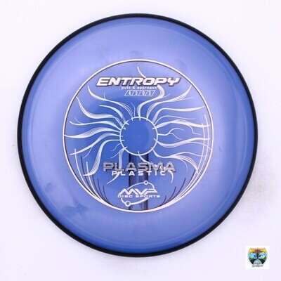 MVP Plasma Entropy, Manufacturer Weight Range: 170-175 Grams, Color: Blue/Black, Serial Number: 0015-0591