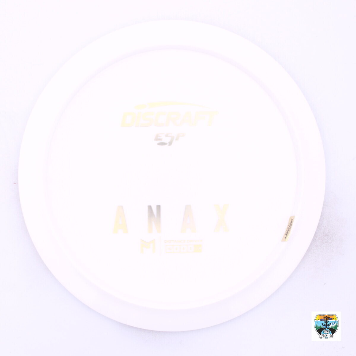 Discraft ESP Anax Paul McBeth Bottom Stamp, Manufacturer Weight Range: 173-174 Grams, Color: White, Serial Number: 0118-0004