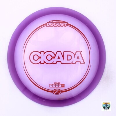 Discraft Z Line Cicada, Manufacturer Weight Range: 175-176 Grams, Color: Purple, Serial Number: 0118-0063