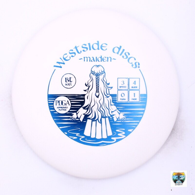 Westside Discs BT Soft Maiden, Manufacturer Weight Range: 173-176 Grams, Color: White, Serial Number: 0002-1286