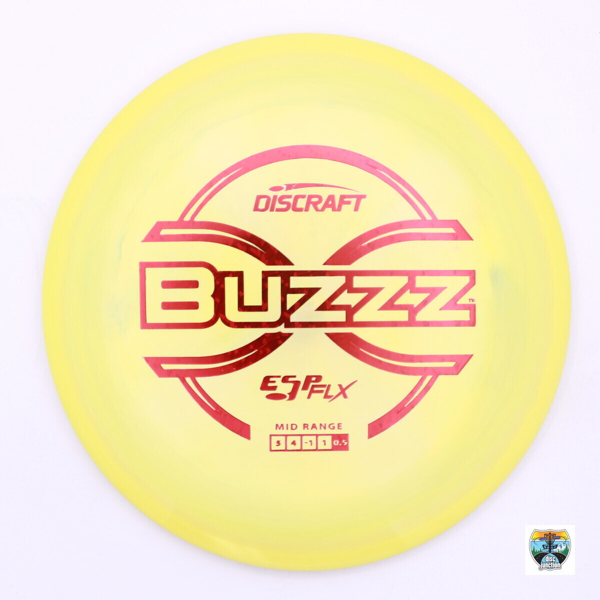 Discraft ESP FLX Buzzz, Manufacturer Weight Range: 177+ Grams, Color: Yellow, Serial Number: 0001-1143