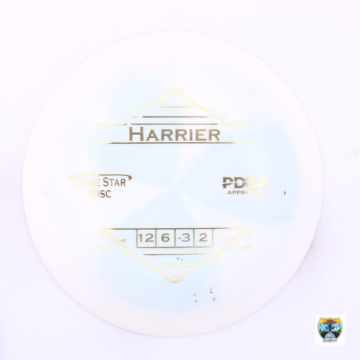 Lone Star Disc Alpha Harrier, Manufacturer Weight Range: 173-176 Grams, Color: White, Serial Number: 0010-0602