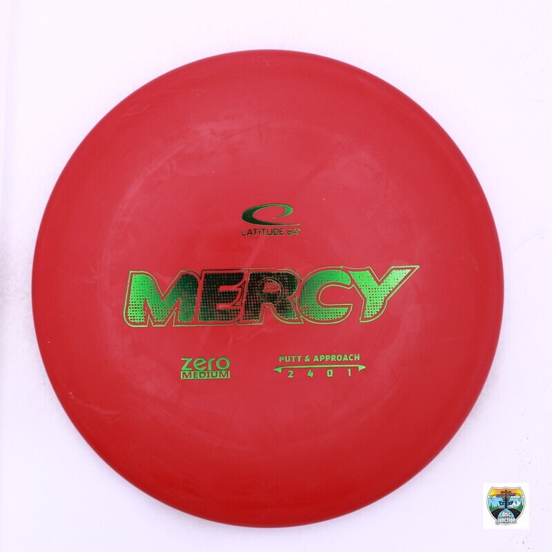 Latitude 64° Zero Medium Mercy, Manufacturer Weight Range: 173-176 Grams, Color: Red, Serial Number: 0002-1162