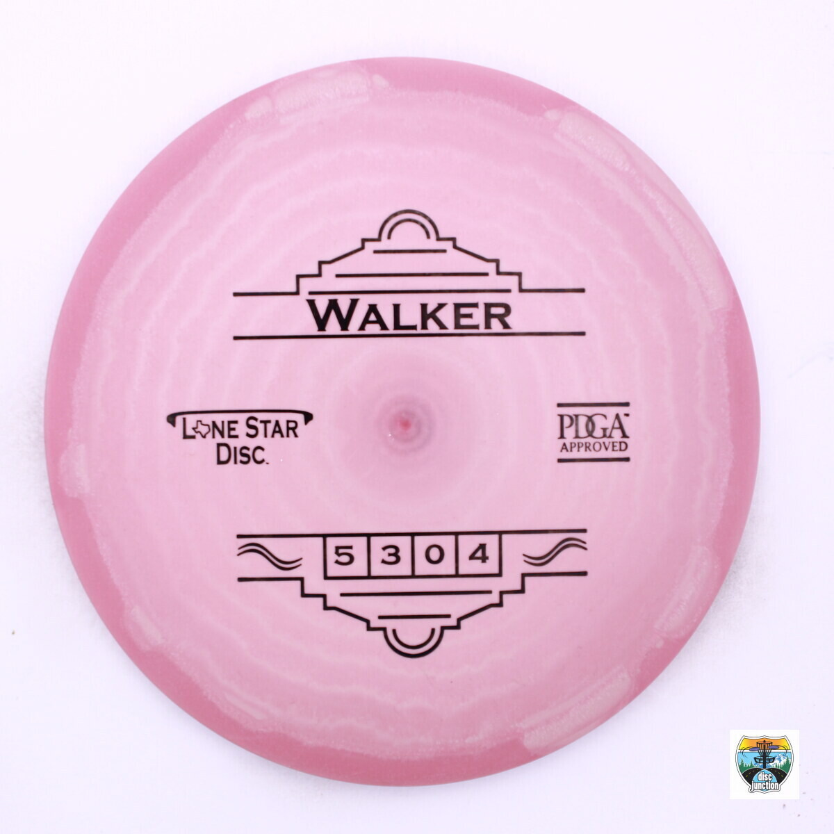 Lone Star Disc Delta 2 Walker, Manufacturer Weight Range: 173-176 Grams, Color: Pink, Serial Number: 0010-0755
