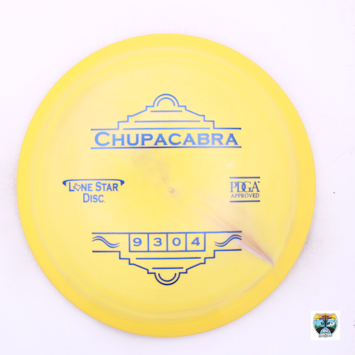 Lone Star Disc Bravo Chupacabra, Manufacturer Weight Range: 173-176 Grams, Color: Yellow, Serial Number: 0010-0671