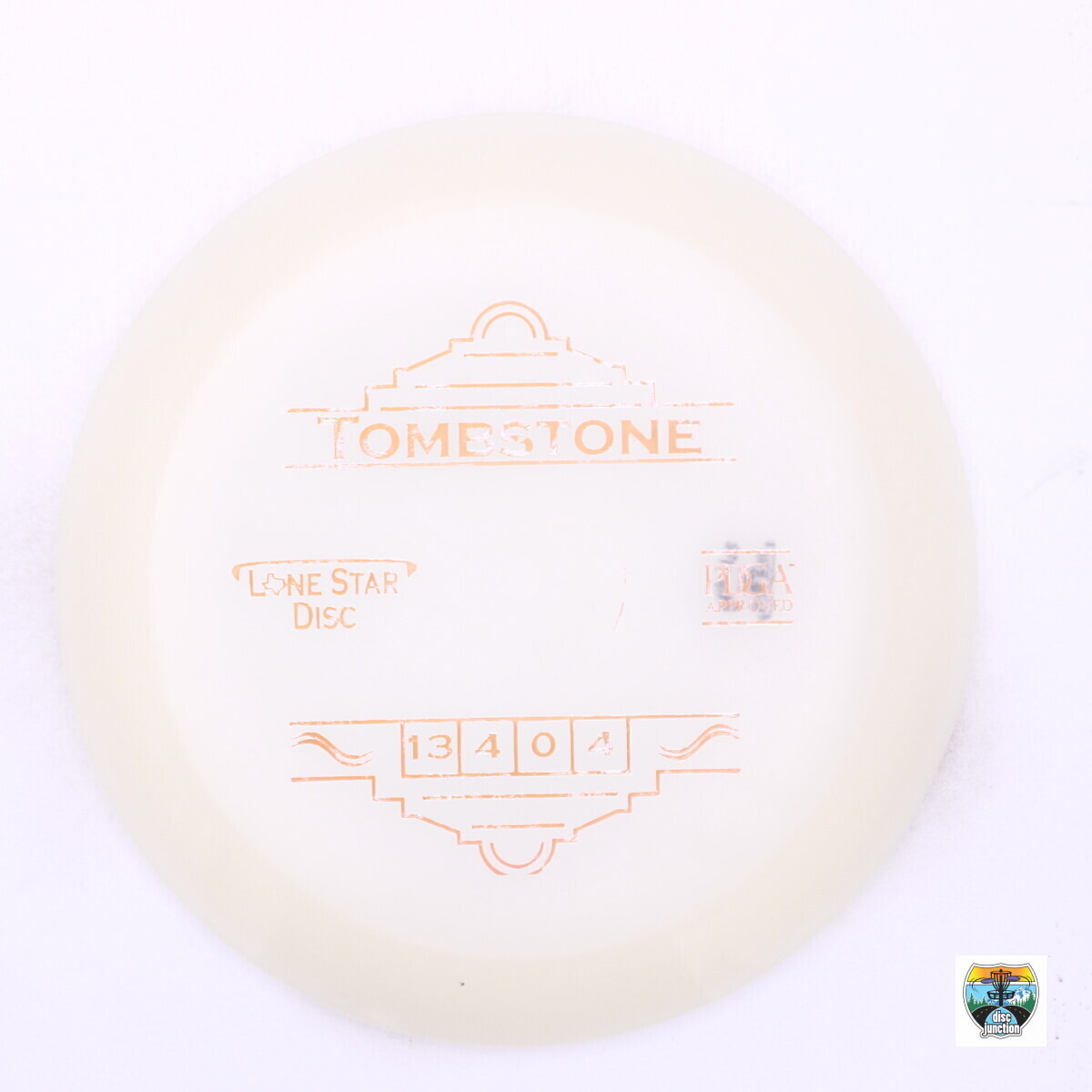 Lone Star Disc Bravo Glow Tombstone, Manufacturer Weight Range: 173-176 Grams, Color: Glow, Serial Number: 0010-0823