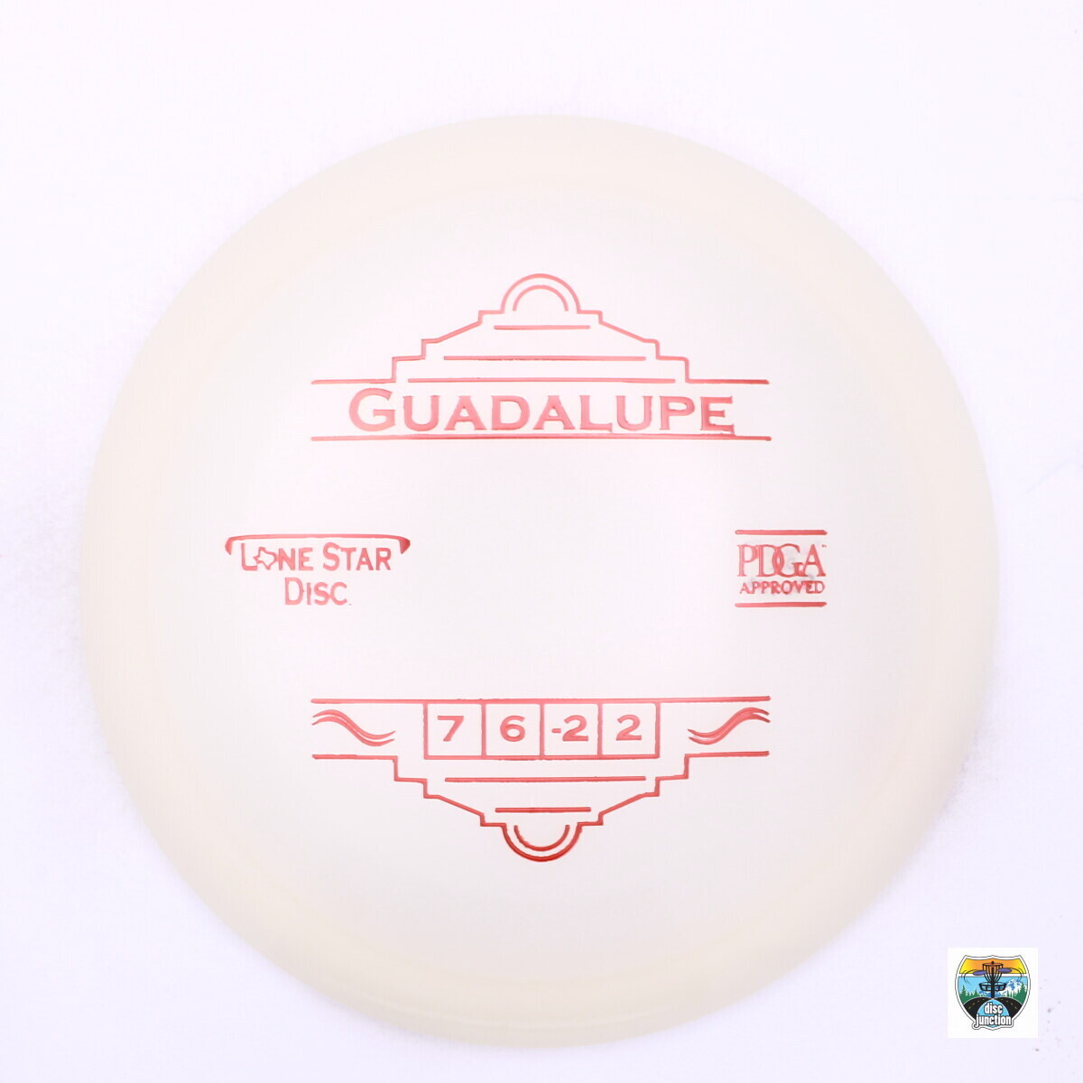 Lone Star Disc Bravo Glow Guadalupe, Manufacturer Weight Range: 170+ Grams, Color: Glow, Serial Number: 0010-0783