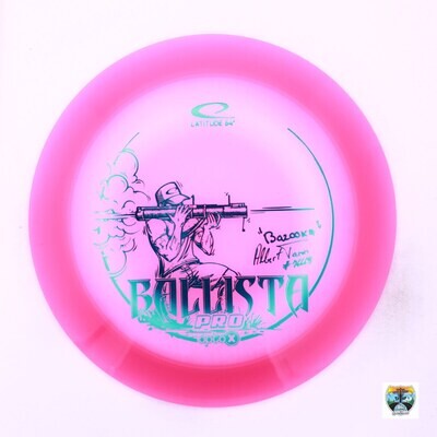 Latitude 64° Opto-X Ballista Pro 2022 Team Series Albert Tamm, Manufacturer Weight Range: 173-176 Grams, Color: Pink, Serial Number: 0002-0767